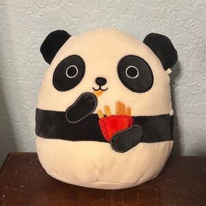 Squishmallows Panda Plush in Black and Cream